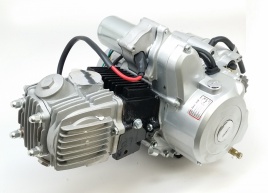 Двигатель 125см3 152FMI (52.4x55.5) полуавтомат, 1ск+реверс, верхний стартер 