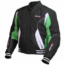Куртка (текстиль) MICHIRU Urban черно-зеленая