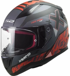 Шлем FF353 RAPID XTREET MATT BLACK RED 																											