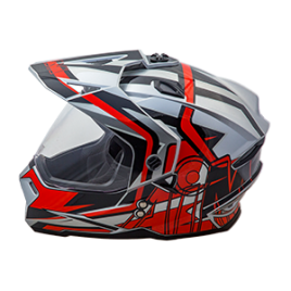 Шлем AiM JK802S Red/Grey/Black