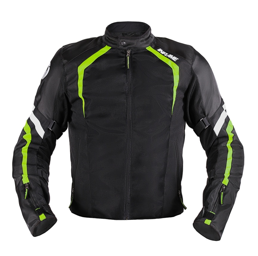 Куртка INFLAME INFERNO II текстиль+сетка, цвет зеленый неон фото 1