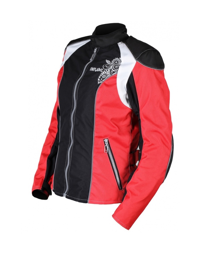 Куртка INFLAME ECSTASY текстиль, цвет красно-черный фото 3